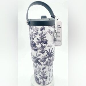 New Hydrapeak Nomad 32oz Bottle Toile De Jouy  Grey Artisan Collection Flip Top